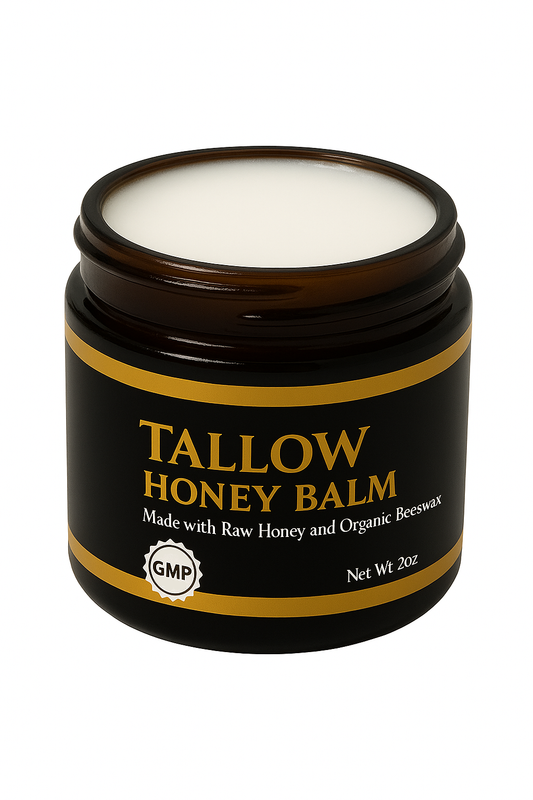 Tallow Honey & Lavender Balm | Natural Grass-Fed Moisturizer