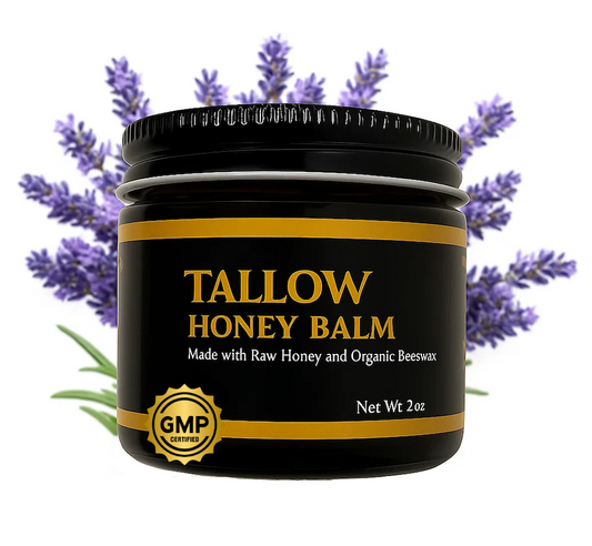 Tallow Honey & Lavender Balm | Natural Grass-Fed Moisturizer